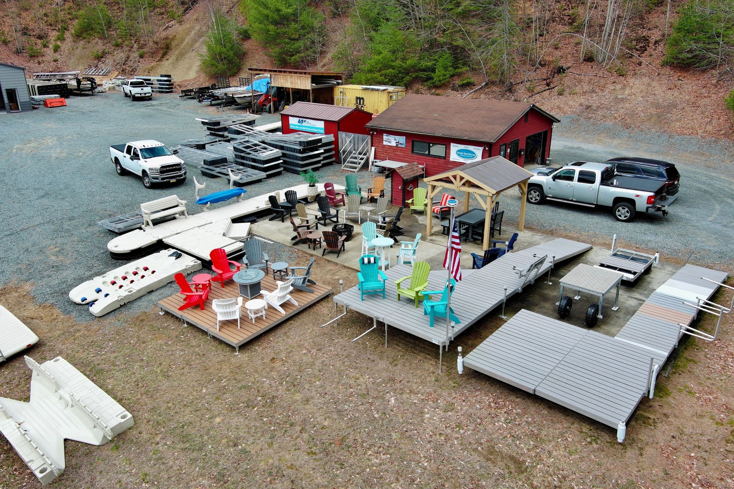 Adirondack Floating Dock Shop & Outdoor Poly Furniture — hero image