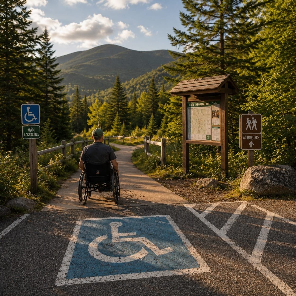 An Accessible Adirondacks — Adirondack guide cover