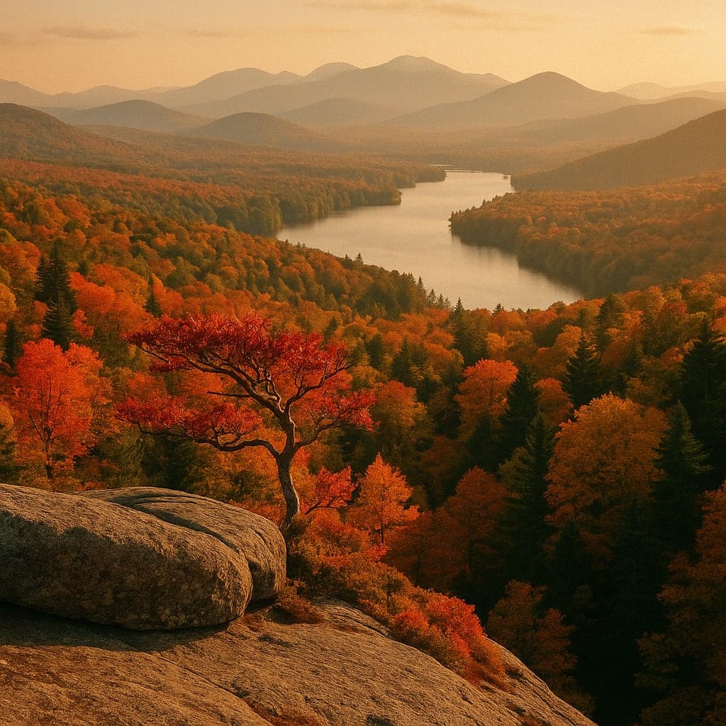 Fall in the Adirondacks — Adirondack guide cover