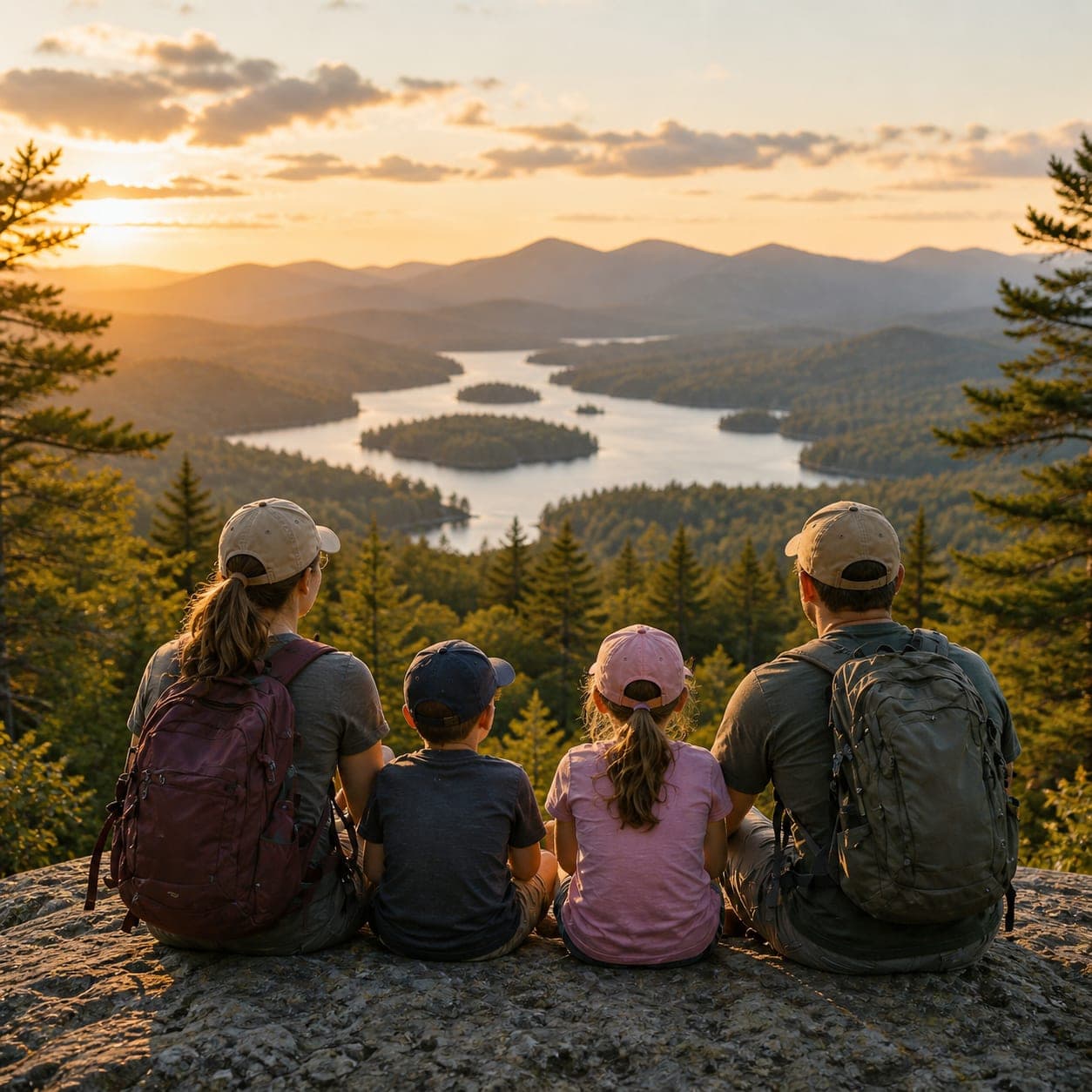 The Adirondacks with kids — every age. — Adirondack guide cover