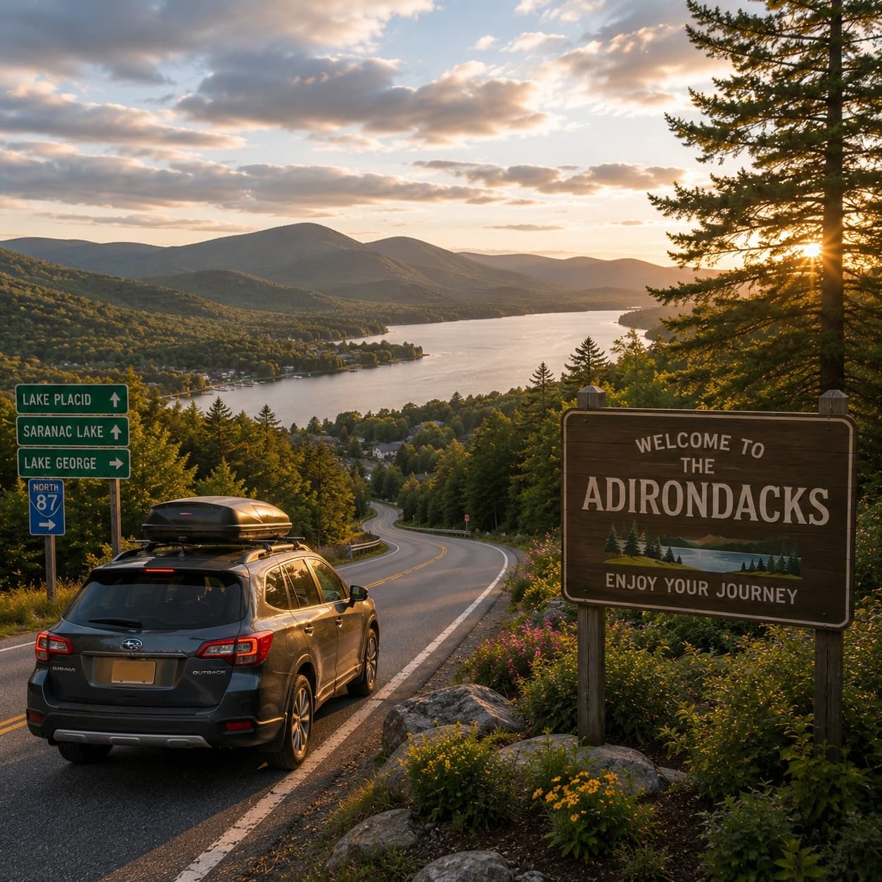 Getting to the Adirondacks — Adirondack guide cover