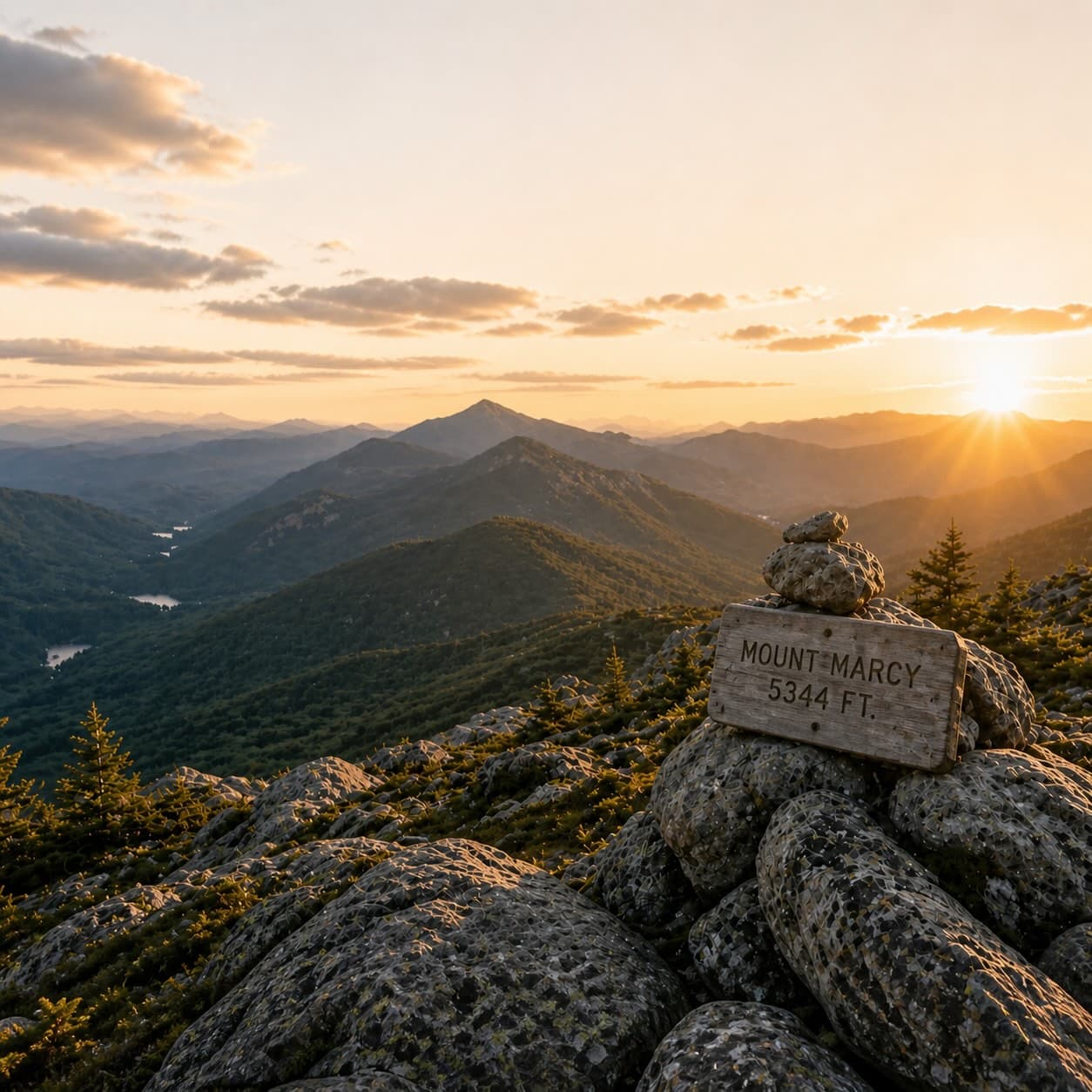 The Adirondack 46 High Peaks Guide — Adirondack guide cover