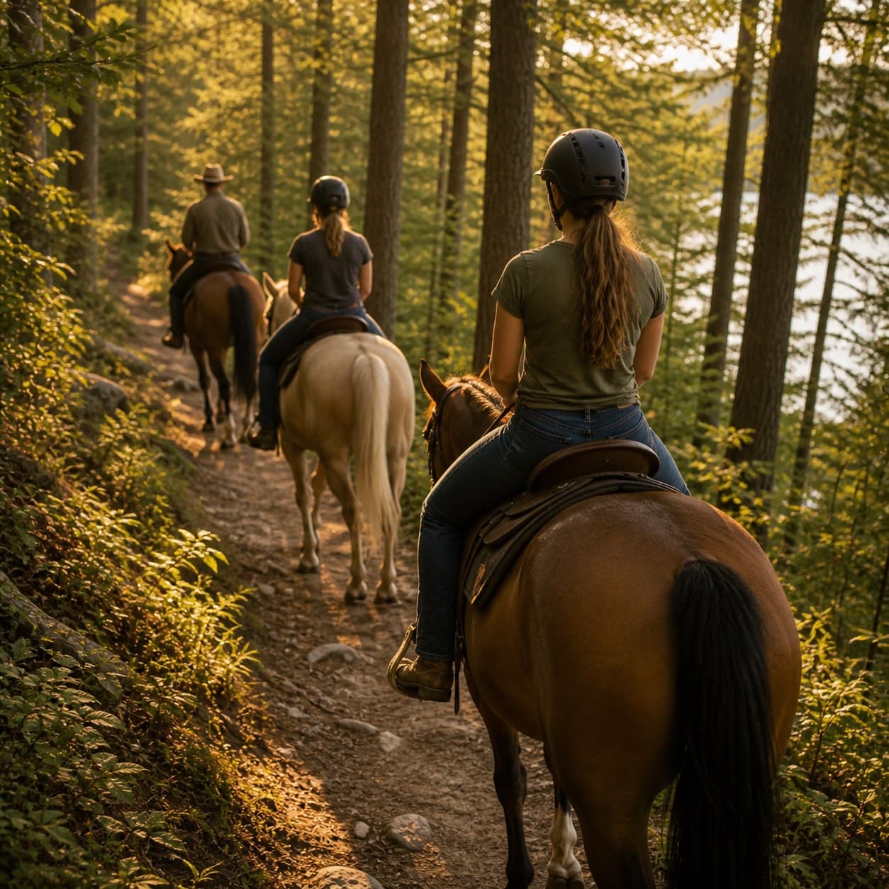 Horseback Riding in the Adirondacks — Adirondack guide cover