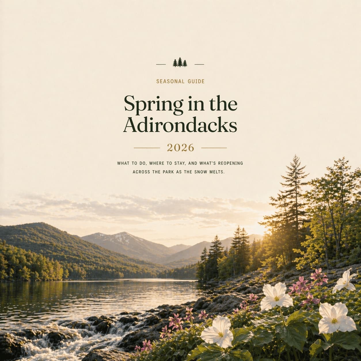 Spring 2026 — Adirondack guide cover