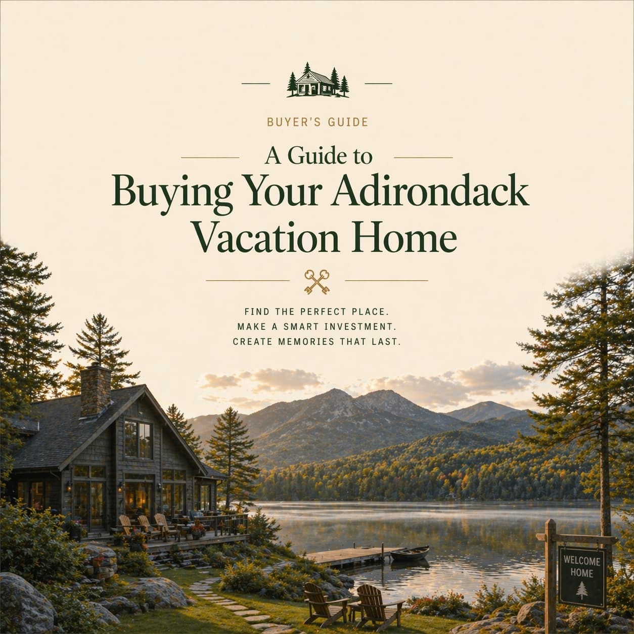 Buying an Adirondack Vacation Home — Adirondack guide cover