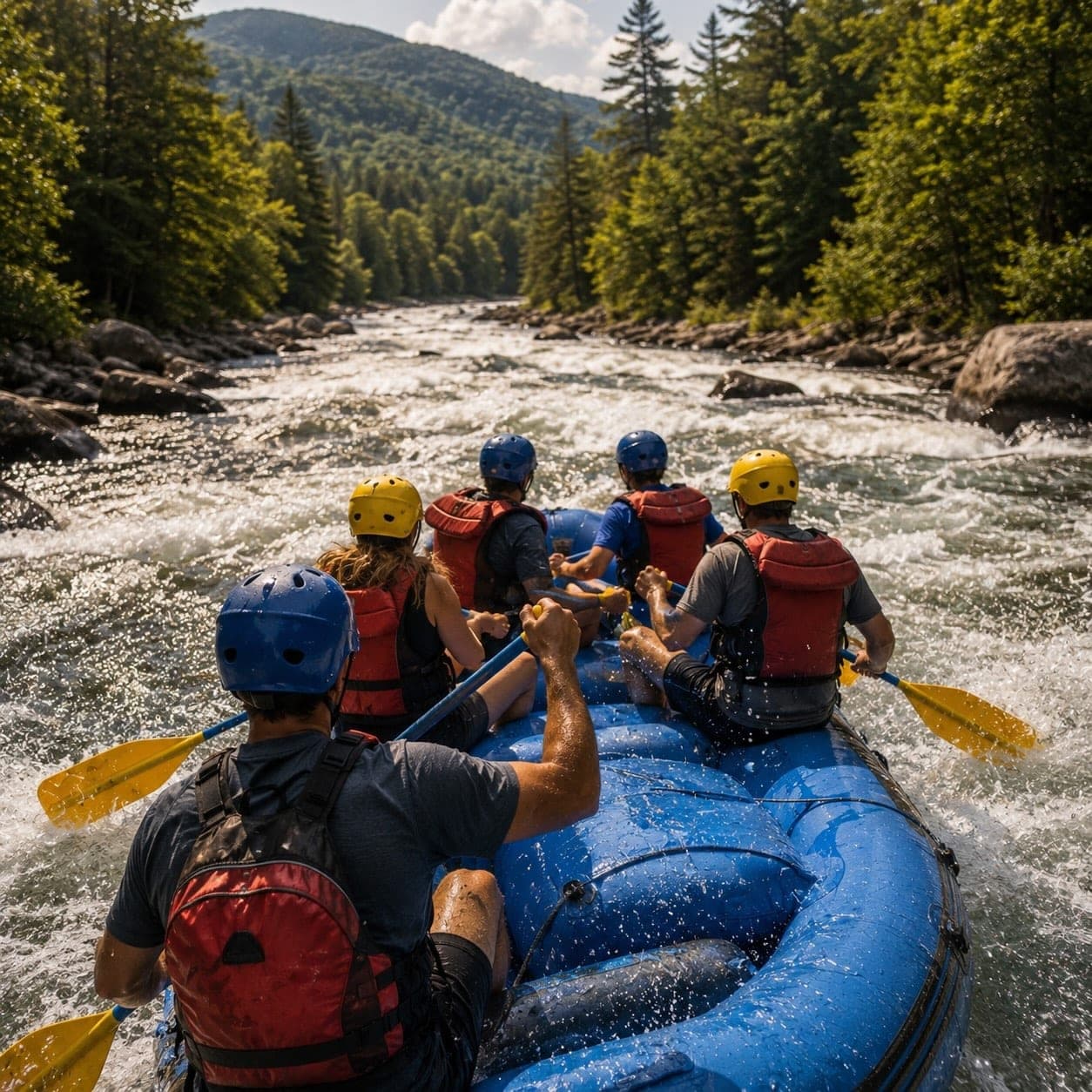 Whitewater Rafting the Adirondacks — Adirondack guide cover