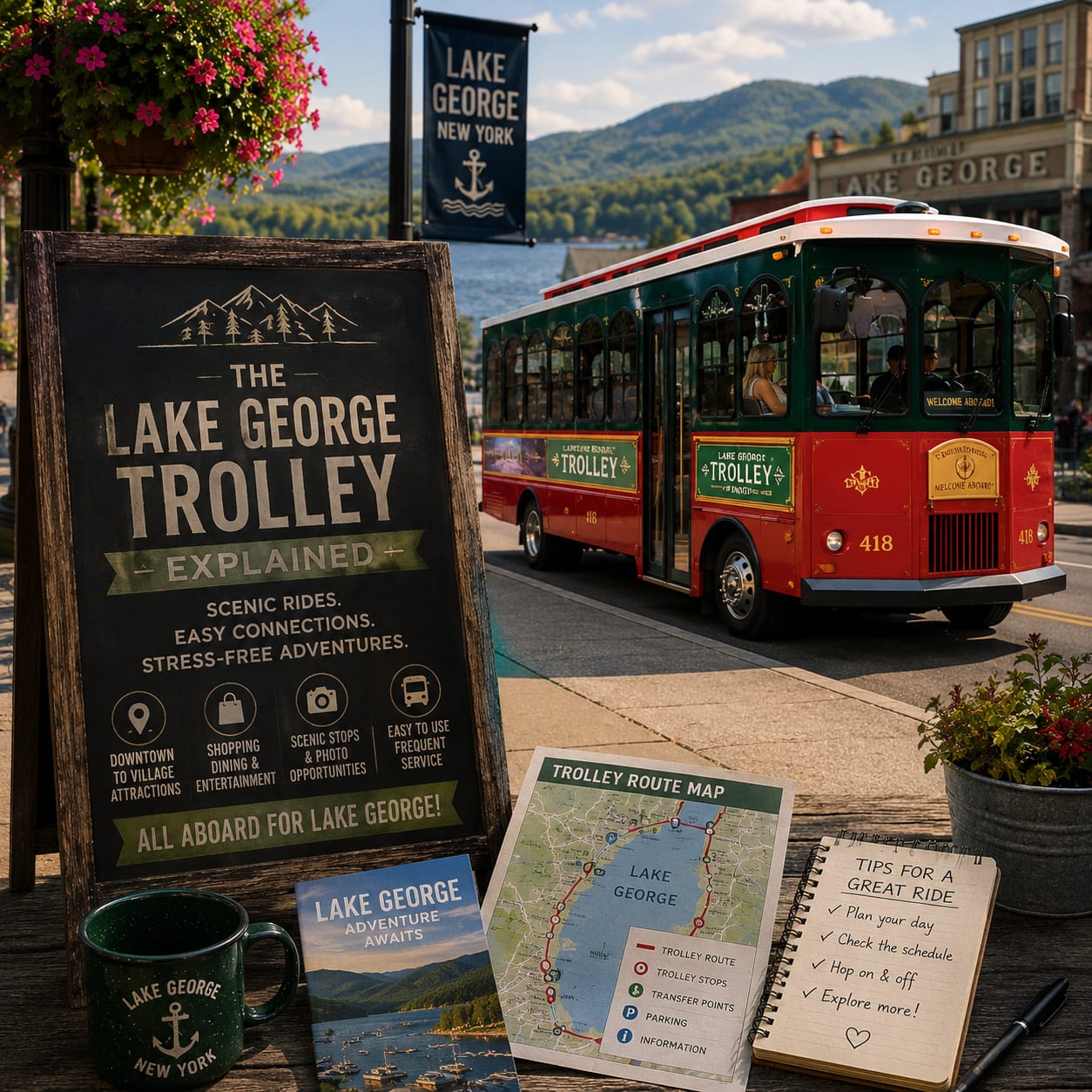 The Lake George Trolley, Explained