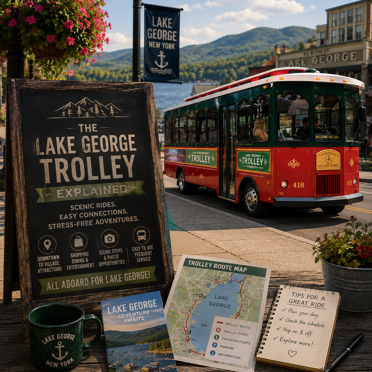 The Lake George Trolley, Explained