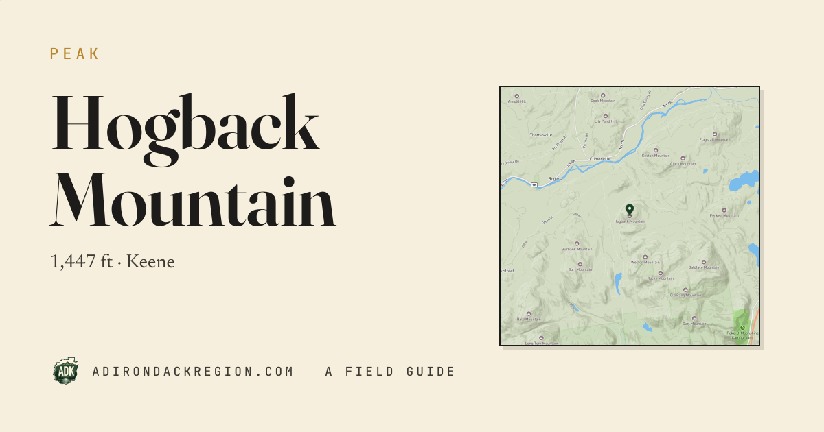 Hogback Mountain · 1,447 ft · AdirondackRegion.com