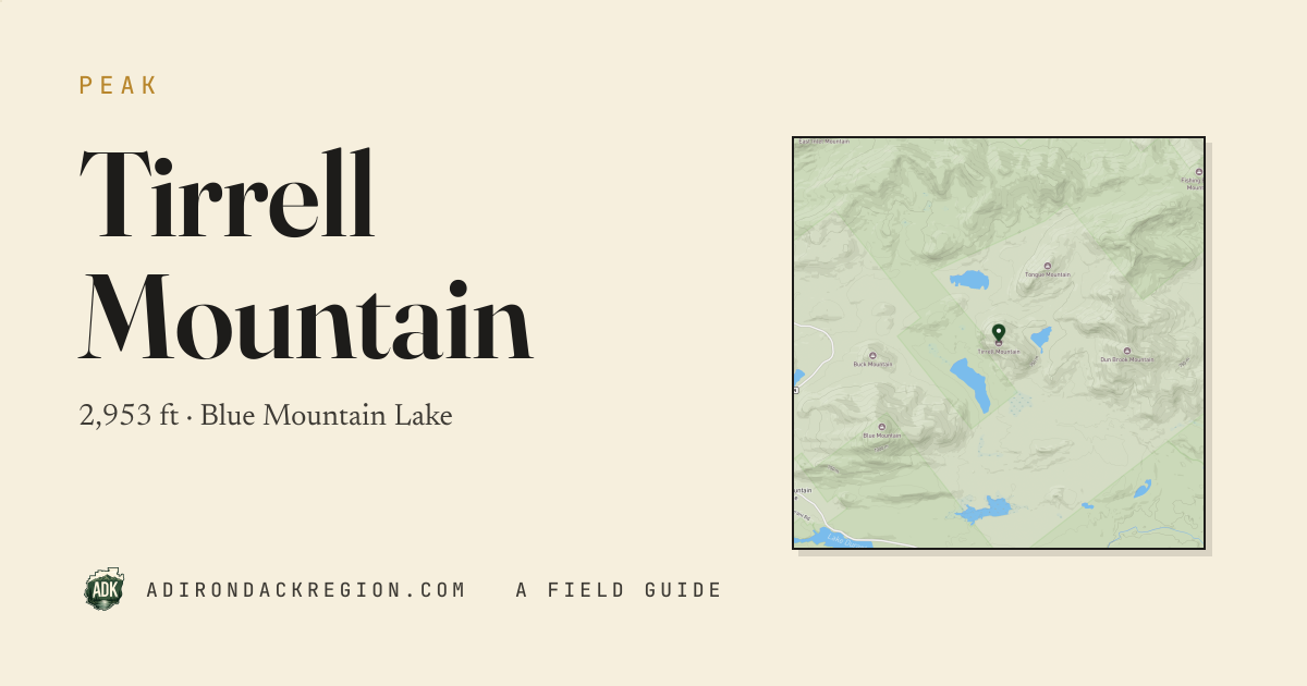Tirrell Mountain · 2,953 ft · AdirondackRegion.com